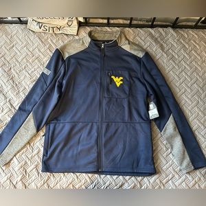 WVU West Virginia Mountaineers Jacket Large Colosseum New